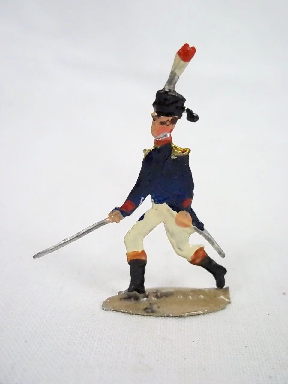 c1900/20 Napoleon 1 French Young Guards Attacking Vintage Tin/Lead Flats Boxed - Image 3
