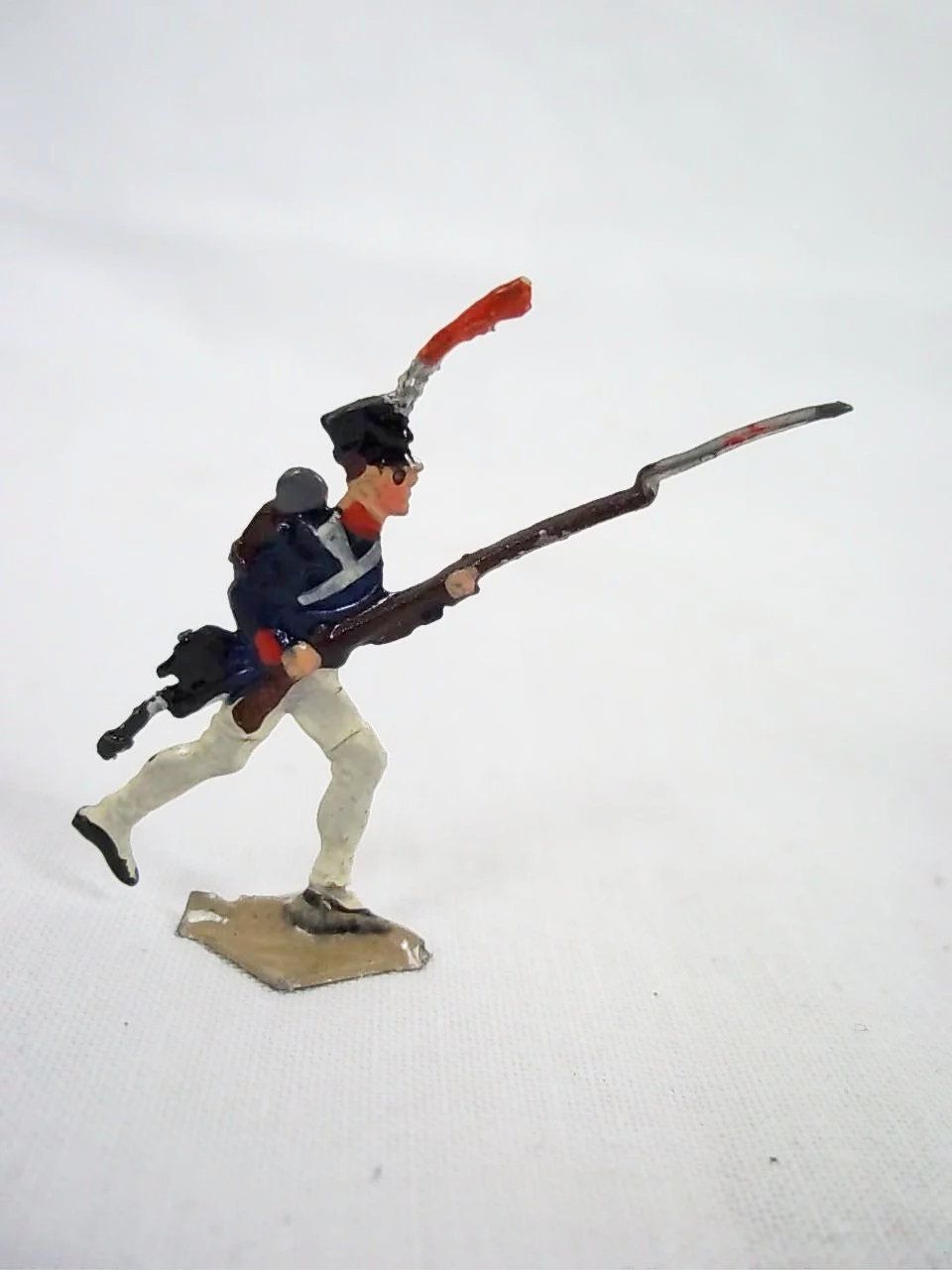 c1900/20 Napoleon 1 French Young Guards Attacking Vintage Tin/Lead Flats Boxed - Image 5