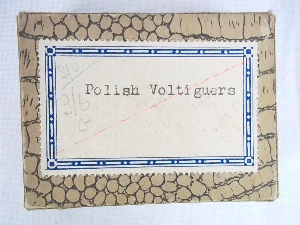 c1900/20 Polish Voltiguers Vintage Tin Flats 20 Pieces. Boxed - Image 3