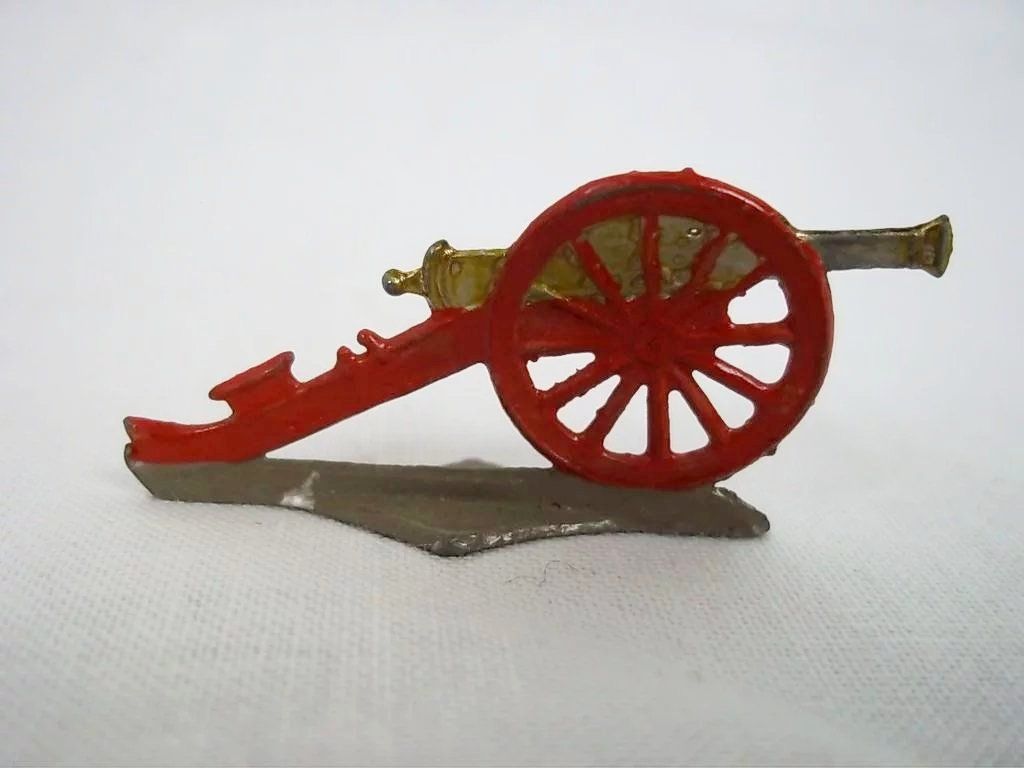 c1900/20 Royal Horse Artillery Vintage Tin/Lead Flats 18 Pieces. Boxed - Image 7