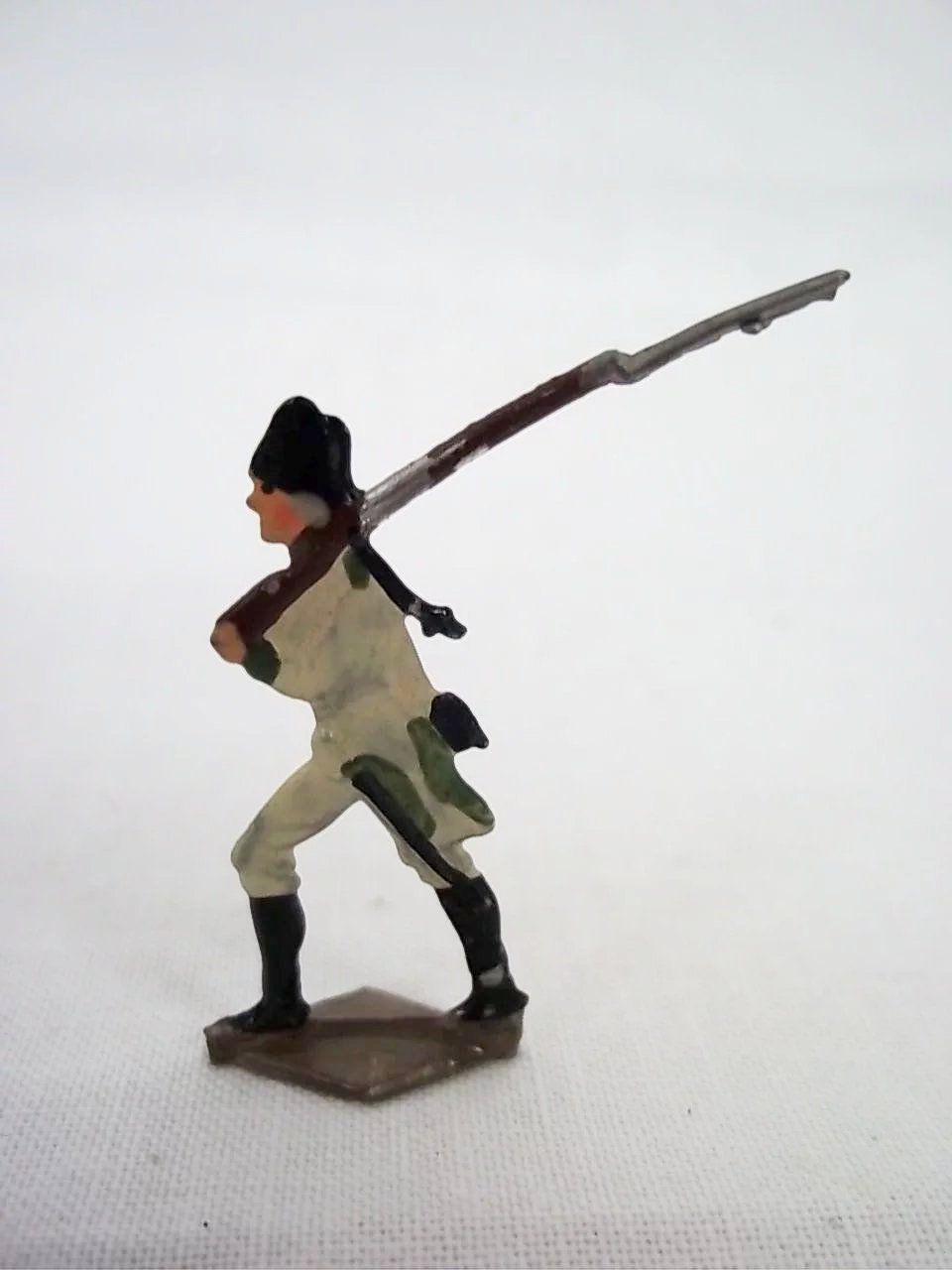 c1900/20 Spanish Infantry Storming Vintage Tin Flats 20 Pieces. Boxed - Image 5