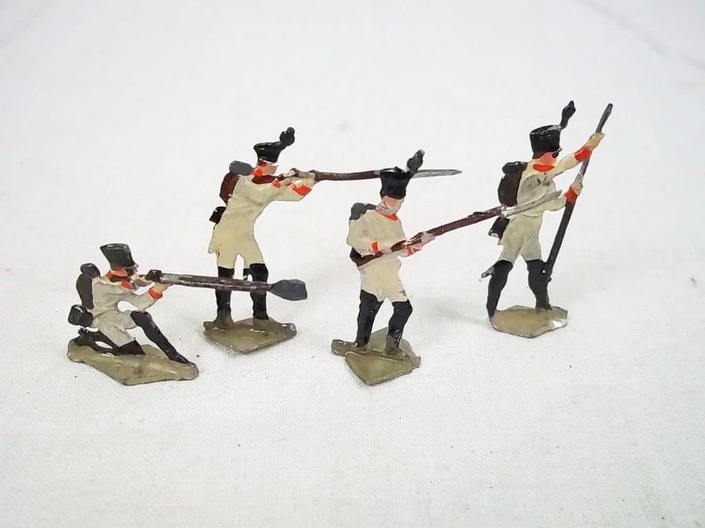 c1900/20 "Austrian Infantry" Vintage Tin Flats 30 Pieces. Boxed - Image 4