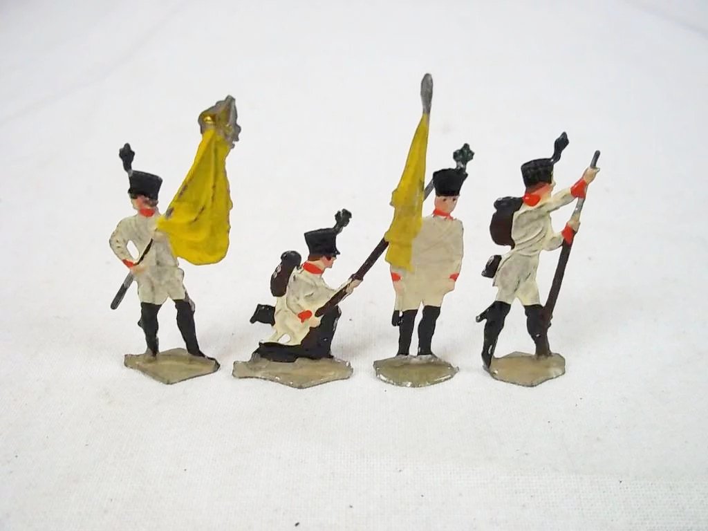 c1900/20 "Austrian Infantry" Vintage Tin Flats 30 Pieces. Boxed - Image 3