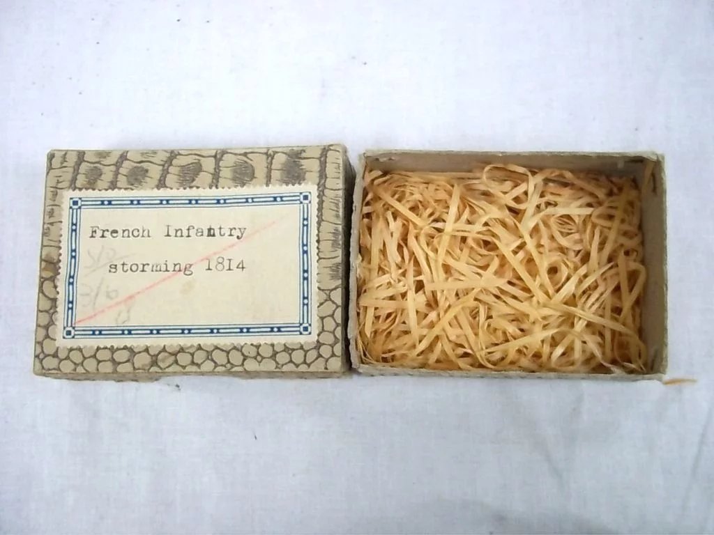 c1900/20 "French Infantry Storming 1814" Vintage Tin Flats 21 Pieces. Boxed - Image 9