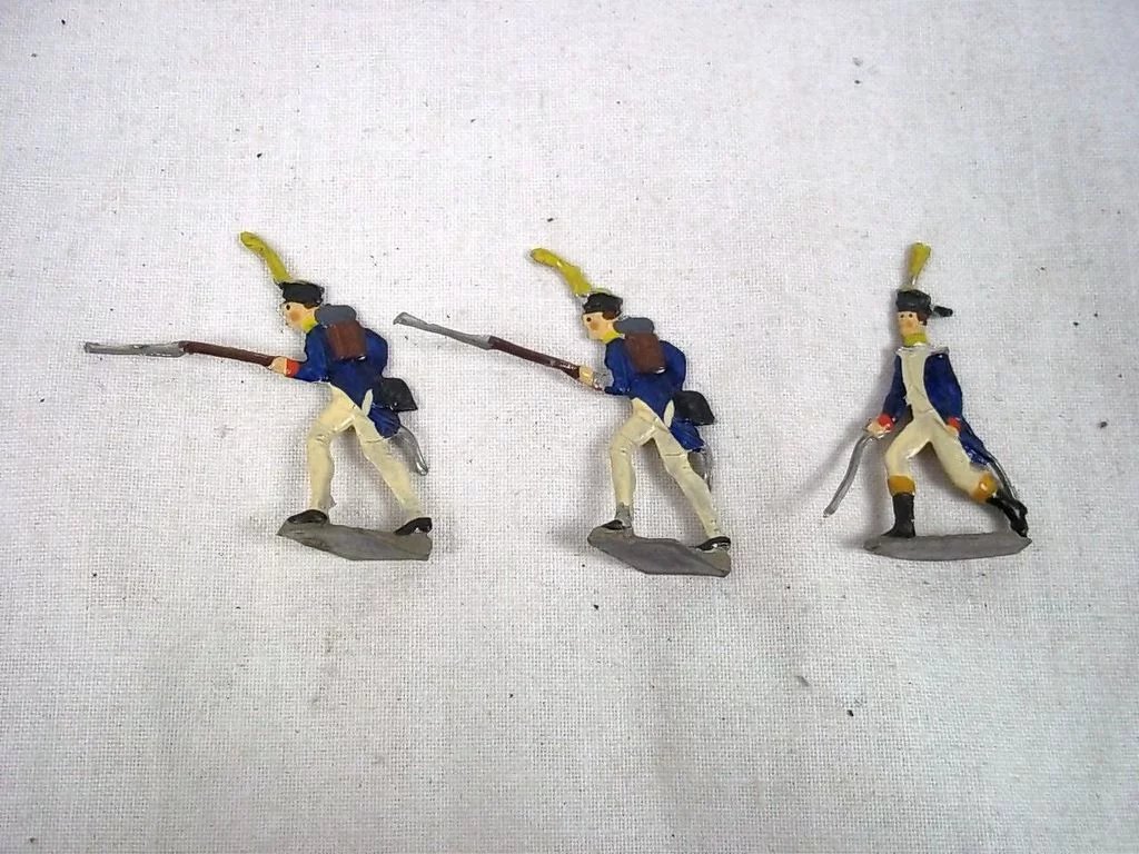 c1900/20 "French Infantry Storm" Vintage Tin Flats 19 Pieces. Boxed - Image 4