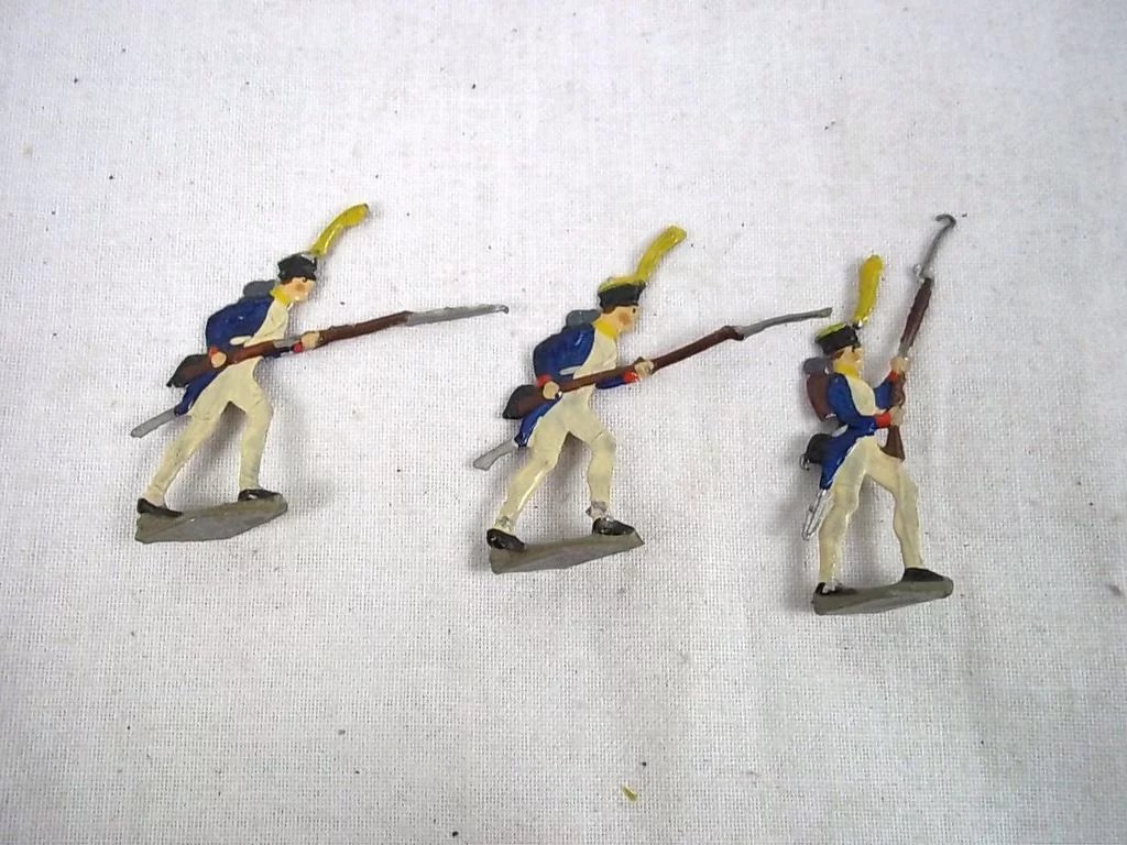 c1900/20 "French Infantry Storm" Vintage Tin Flats 19 Pieces. Boxed - Image 5