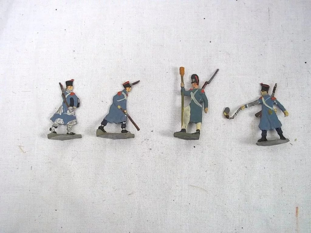 c1900/20 "Napoleon I Artillery Capote" Vintage Tin Flats 22 Pieces. Boxed - Image 6