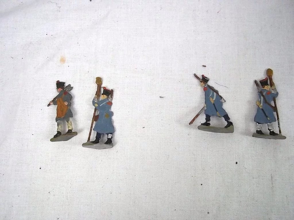 c1900/20 "Napoleon I Artillery Capote" Vintage Tin Flats 22 Pieces. Boxed - Image 7