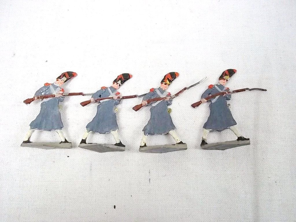 c1900/20 "Russian Infantry" Vintage Tin Flats 20 Pieces. Boxed - Image 2