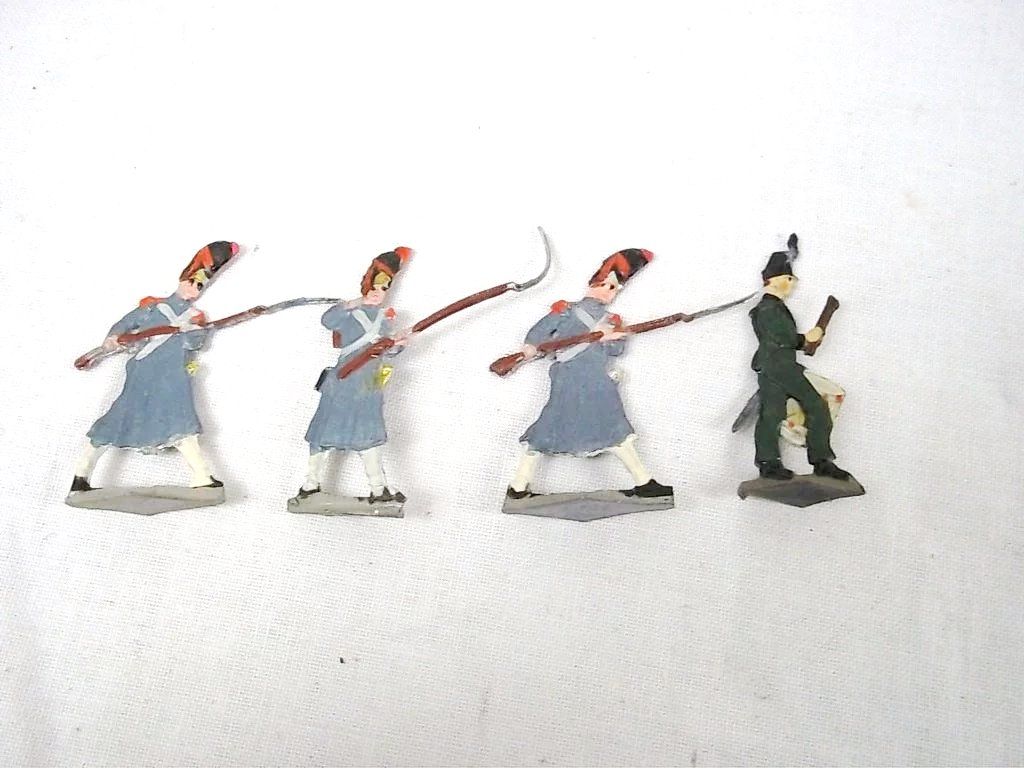 c1900/20 "Russian Infantry" Vintage Tin Flats 20 Pieces. Boxed - Image 3