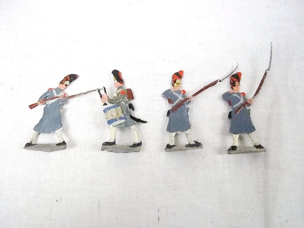 c1900/20 "Russian Infantry" Vintage Tin Flats 20 Pieces. Boxed - Image 4