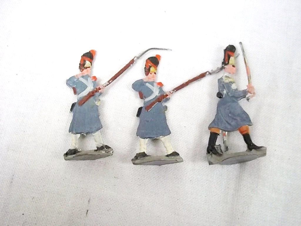 c1900/20 "Russian Infantry" Vintage Tin Flats 20 Pieces. Boxed - Image 6