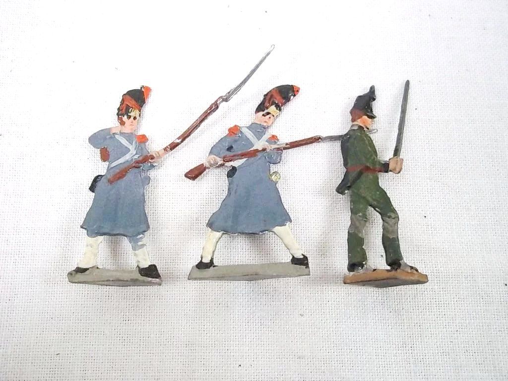 c1900/20 "Russian Infantry" Vintage Tin Flats 20 Pieces. Boxed - Image 7