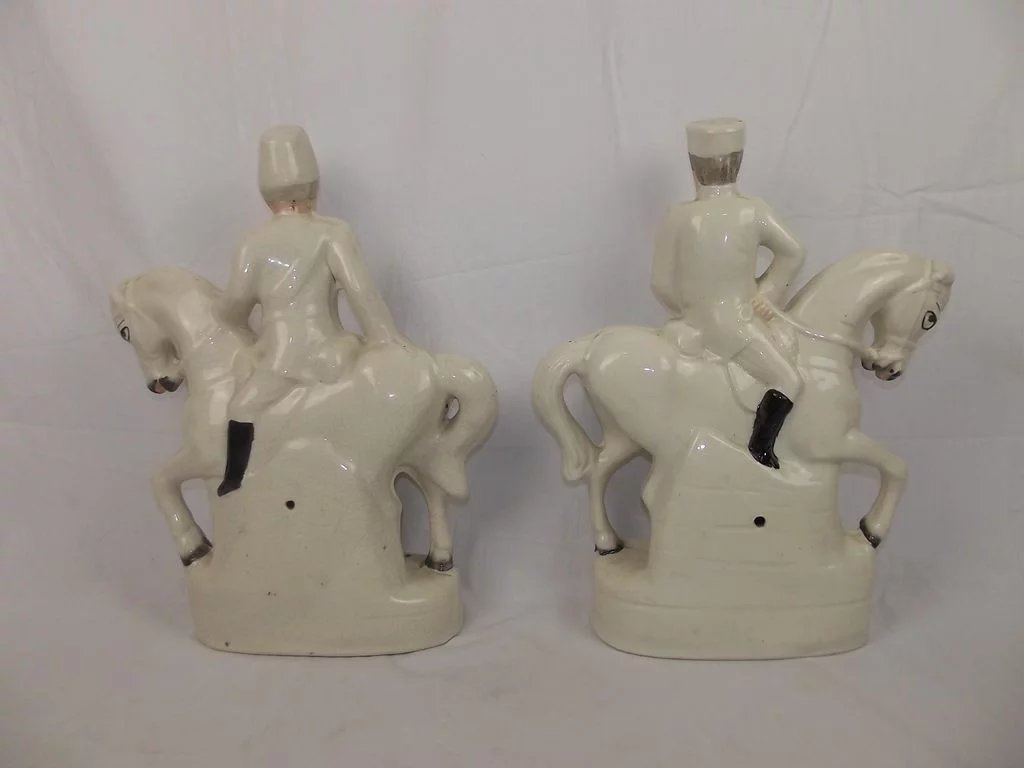 c1900 Boer War Staffordshire Equestrian Pair Of Lord Kitchener & General Buller - Image 3