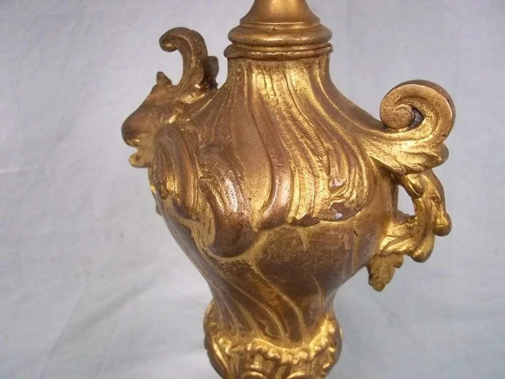 c1900 French Ormolu & Onyx 5 Branch Candelabra - Image 8