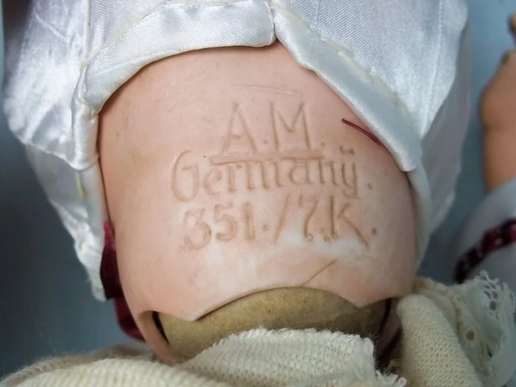 c1900 German Armand Marseille Bisque 'My Dream Baby' Doll 351/7.K. - Image 6