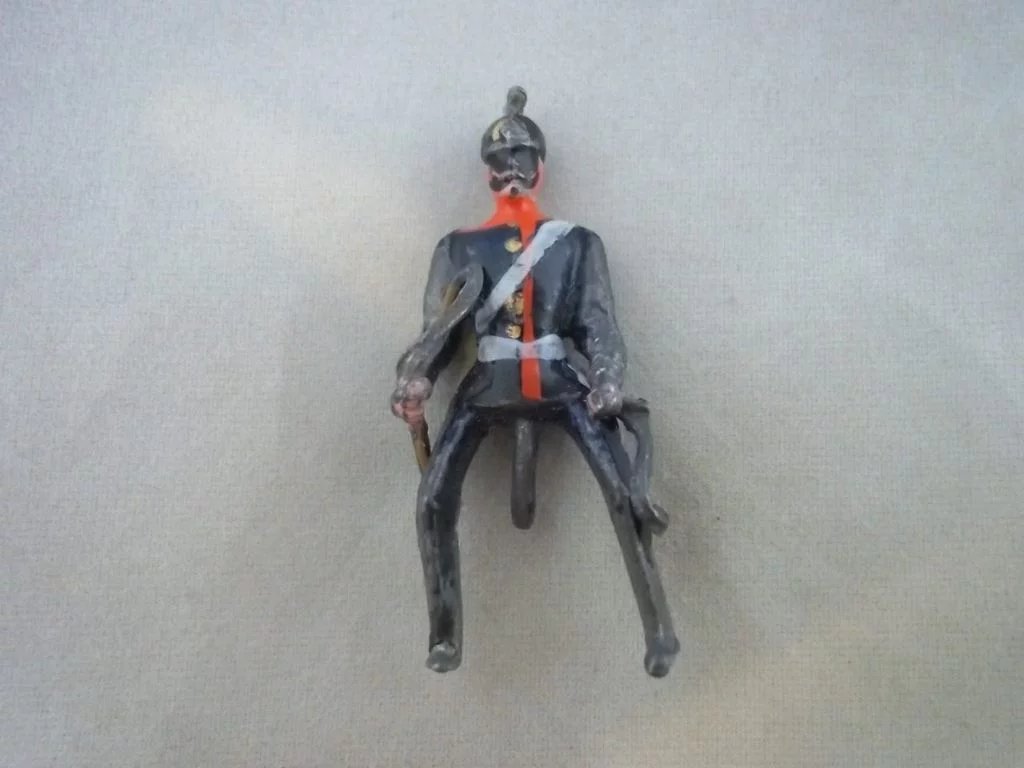 c1900 German Boxed Lead Soldier Artillery Ammunition Caisson Horse Set - Image 5