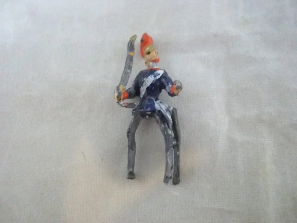 c1900 German Boxed Lead Soldier Artillery Ammunition Caisson Horse Set - Image 6