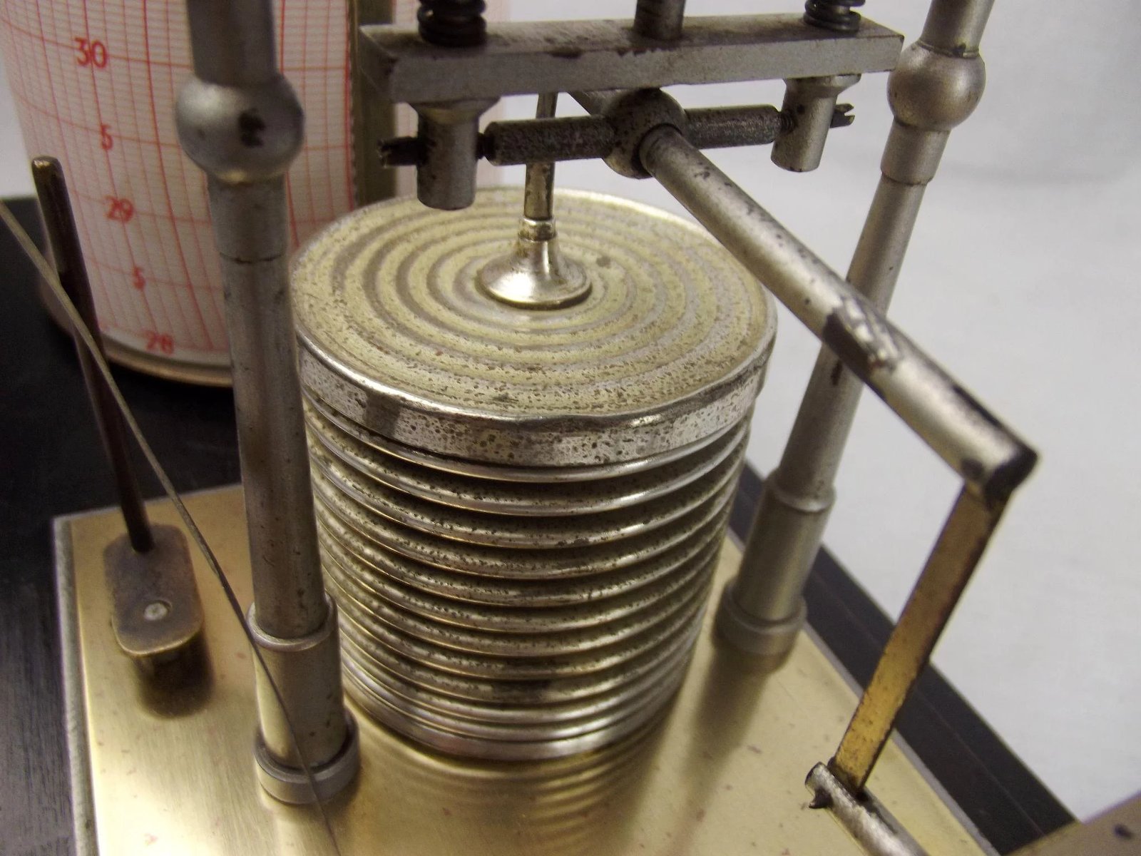 c1900 Short & Mason Cased Barograph - Image 10