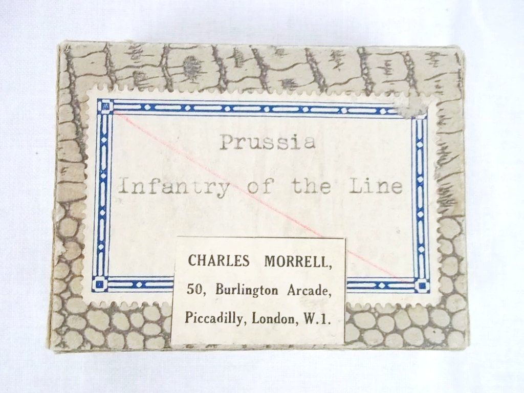 c1900 "Prussia Infantry of the Line" Vintage Tin Flats 20 Pieces. Boxed - Image 3