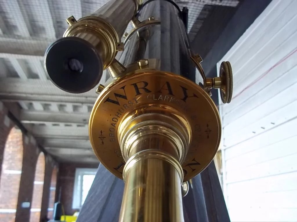c1910 Brass Wray Broadhurst Clarkson & Company Telescope, Cased With Tripod - Image 2
