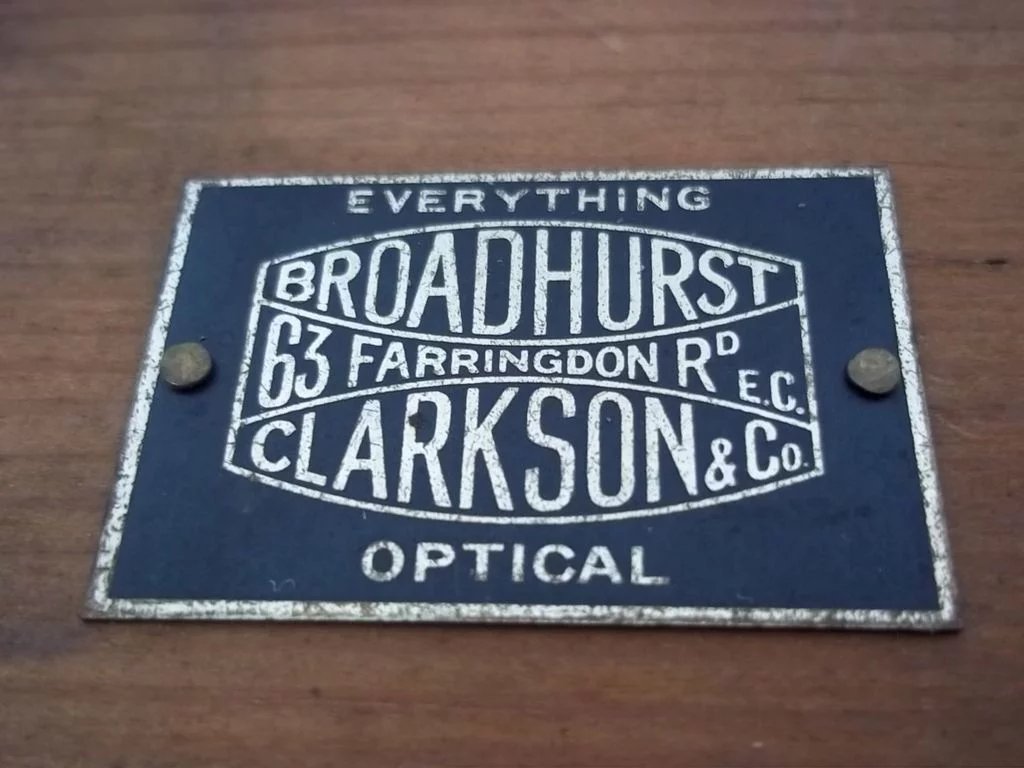 c1910 Brass Wray Broadhurst Clarkson & Company Telescope, Cased With Tripod - Image 6