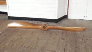 c1920 British 10 Holed Hub Wooden Propeller