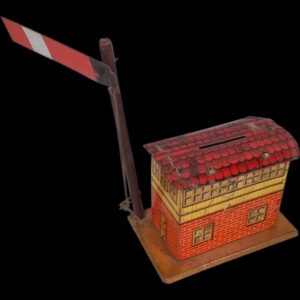 c1930 Distler Of Germany Tinplate Signal Box Money Bank