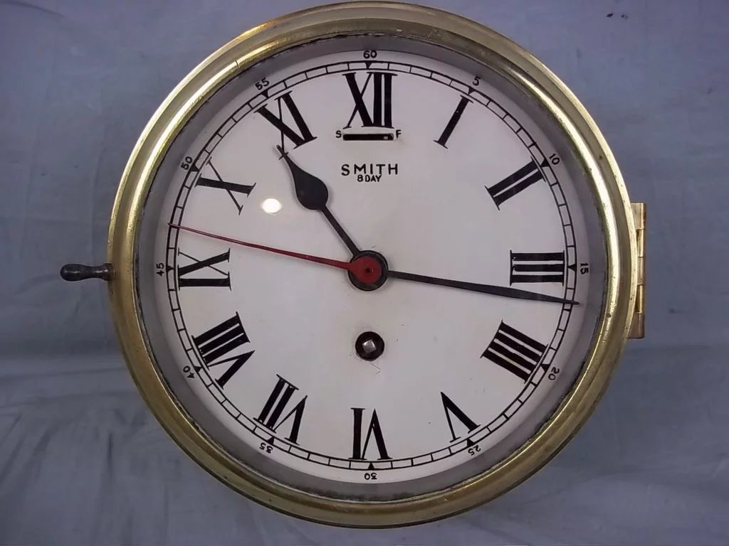c1930's Smith 8 Day Ships Clock - Image 3
