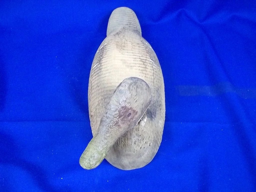 c1940 Hand Carved Wooden Folk Art American Duck Decoy - Image 3