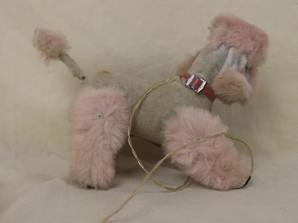 c1950 Alps Princess The Begging Poodle Battery Powered Dog - Image 3