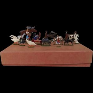 "Cottage Castings" Civilian Figures 19 Tin Toy Set
