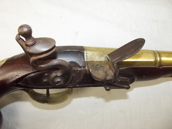 1780's Flintlock Pistol By John Bass Of London - Image 15