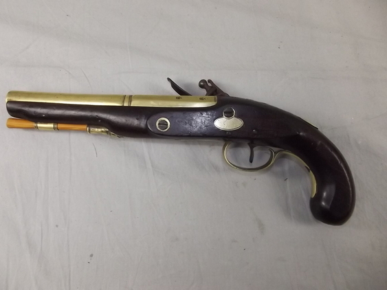 1780's Flintlock Pistol By John Bass Of London - Image 17