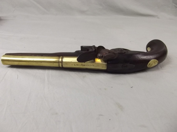 1780's Flintlock Pistol By John Bass Of London - Image 18