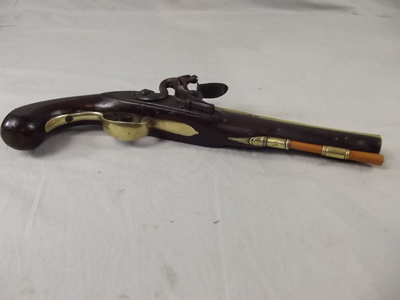 1780's Flintlock Pistol By John Bass Of London - Image 20
