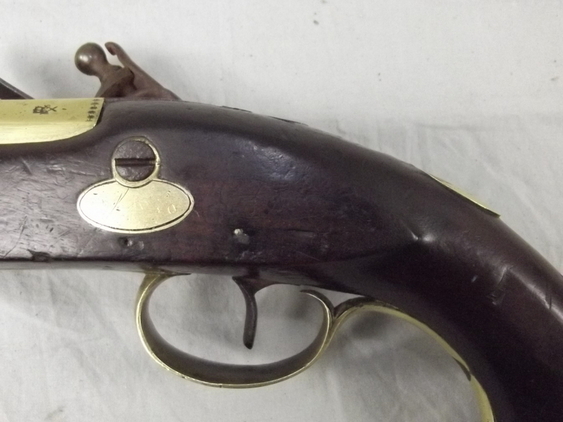 1780's Flintlock Pistol By John Bass Of London - Image 5