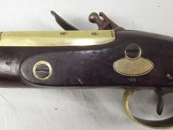 1780's Flintlock Pistol By John Bass Of London - Image 6