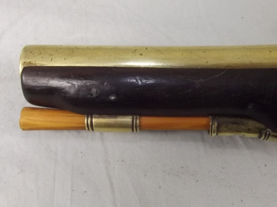 1780's Flintlock Pistol By John Bass Of London - Image 8