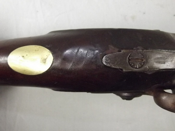 1780's Flintlock Pistol By John Bass Of London - Image 10