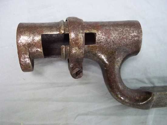 1853 Martini Socket Bayonet with leather scabbard - Image 3