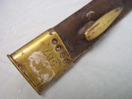 1853 Martini Socket Bayonet with leather scabbard - Image 5