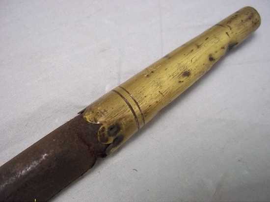 1853 Martini Socket Bayonet with leather scabbard - Image 6