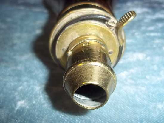 19th Century Brass Bartram & Co Powder Flask - Image 4