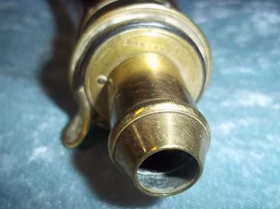 19th Century Brass Bartram & Co Powder Flask - Image 5