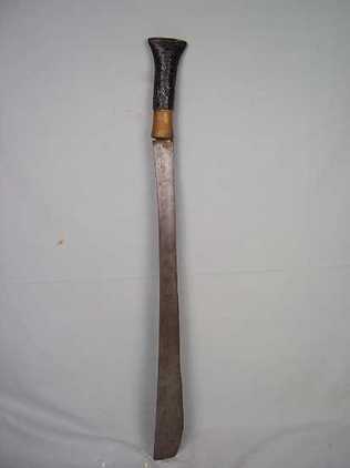 19th Century Indian/Burmese Hatchet Sword