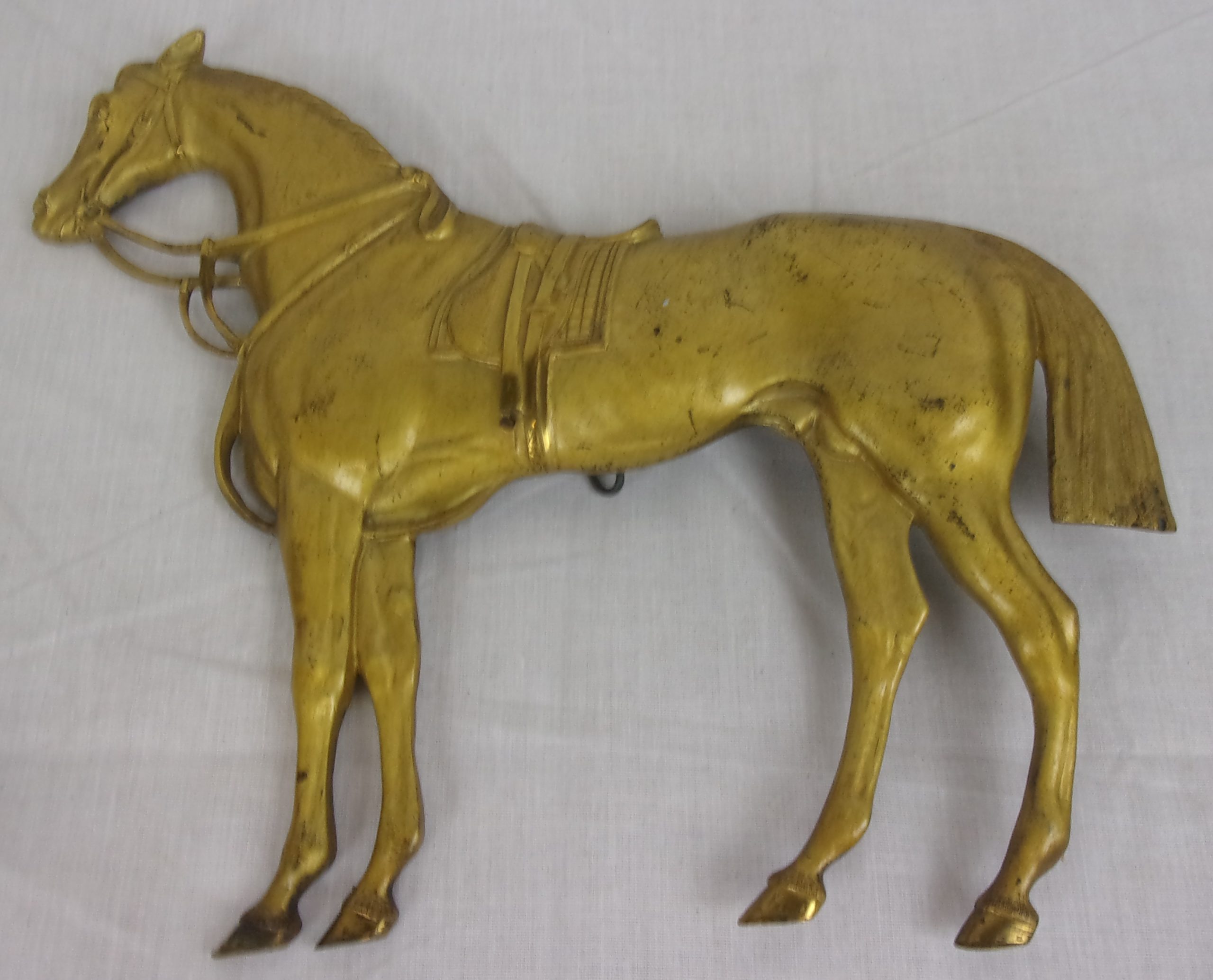 Circa 1850 Gilt Brass Half Horse
