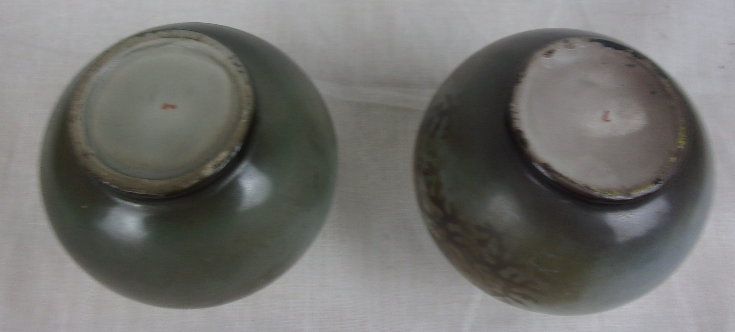 Pair Of Circa 1890 Royal Worcester Squat Globular Vases - Image 5