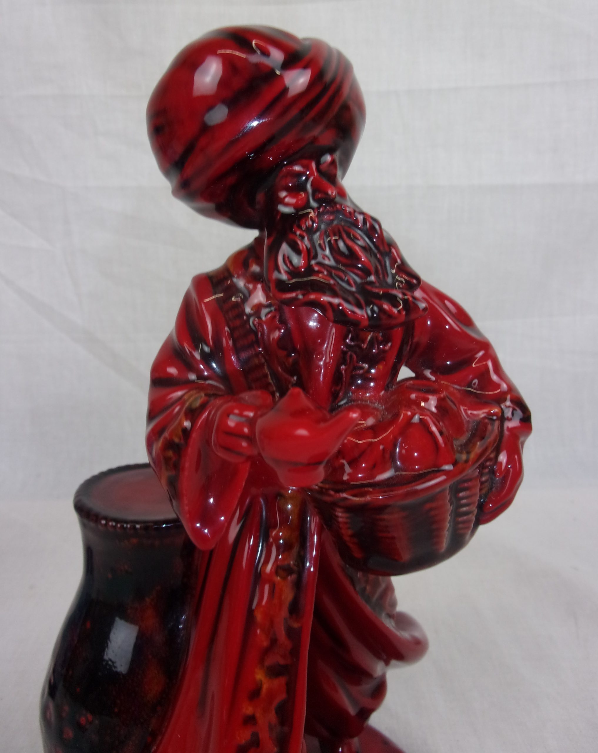 Royal Doulton Flambe Lamp Seller
