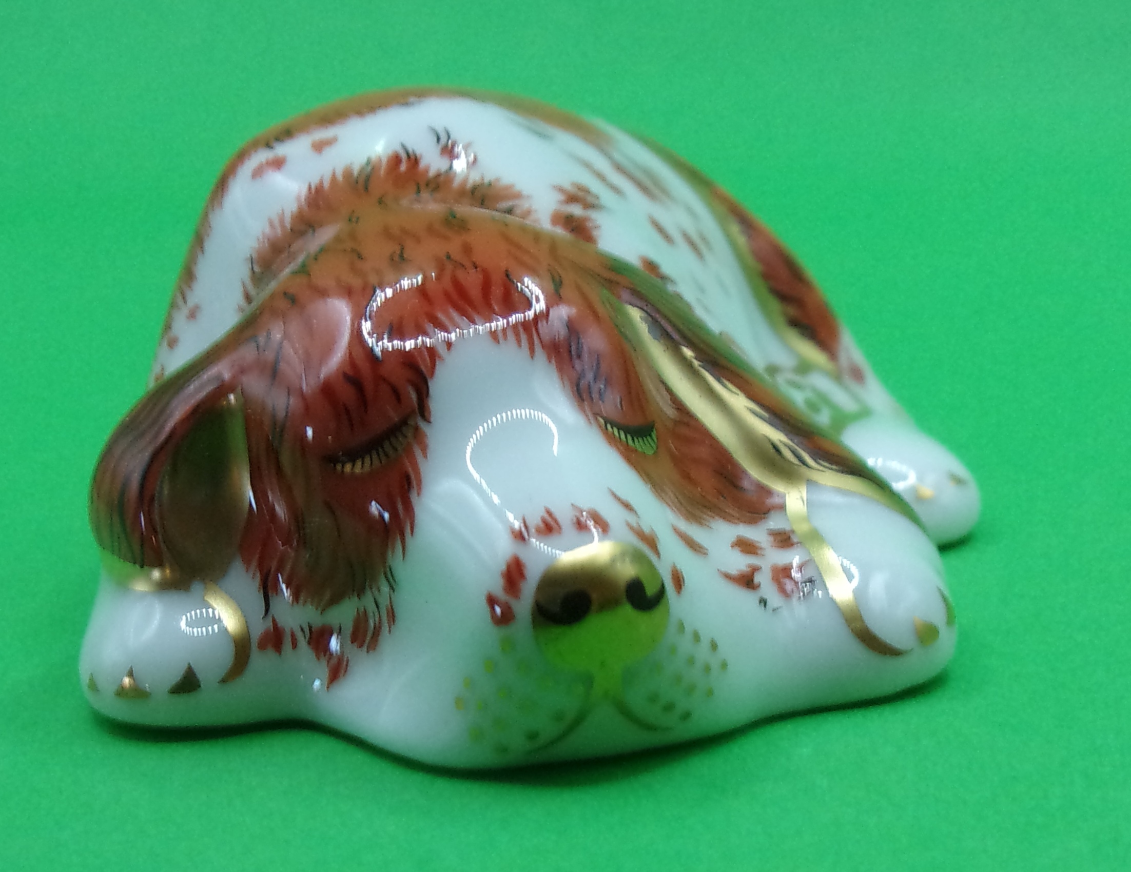 Royal Crown Derby Collectors Puppy, Gold Stopper And Box - Image 8